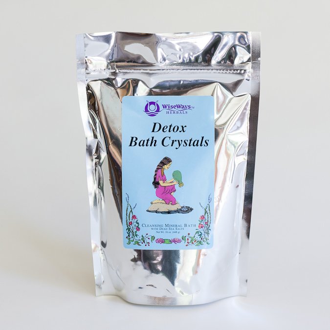 Angelic Waters Bath Crystals 16 oz WiseWays Herbals